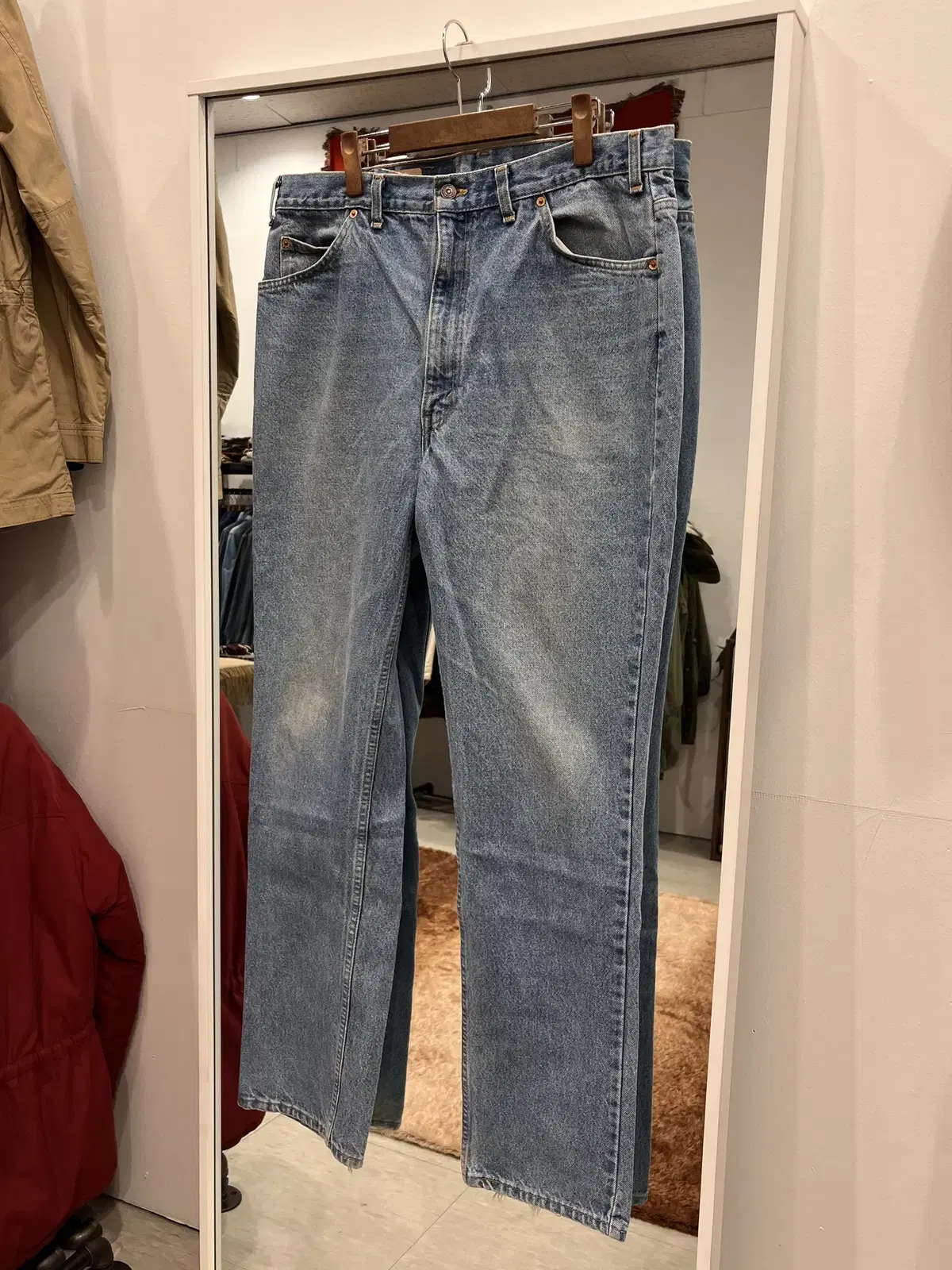 90s Levis 리바이스 오렌지탭 데님 팬츠 (36-37inch)